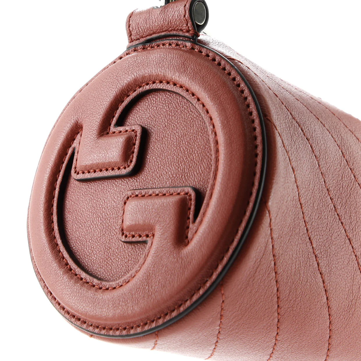 Blondie Shoulder Bag Diagonal Quilted Leather Mini - Deep Luxury