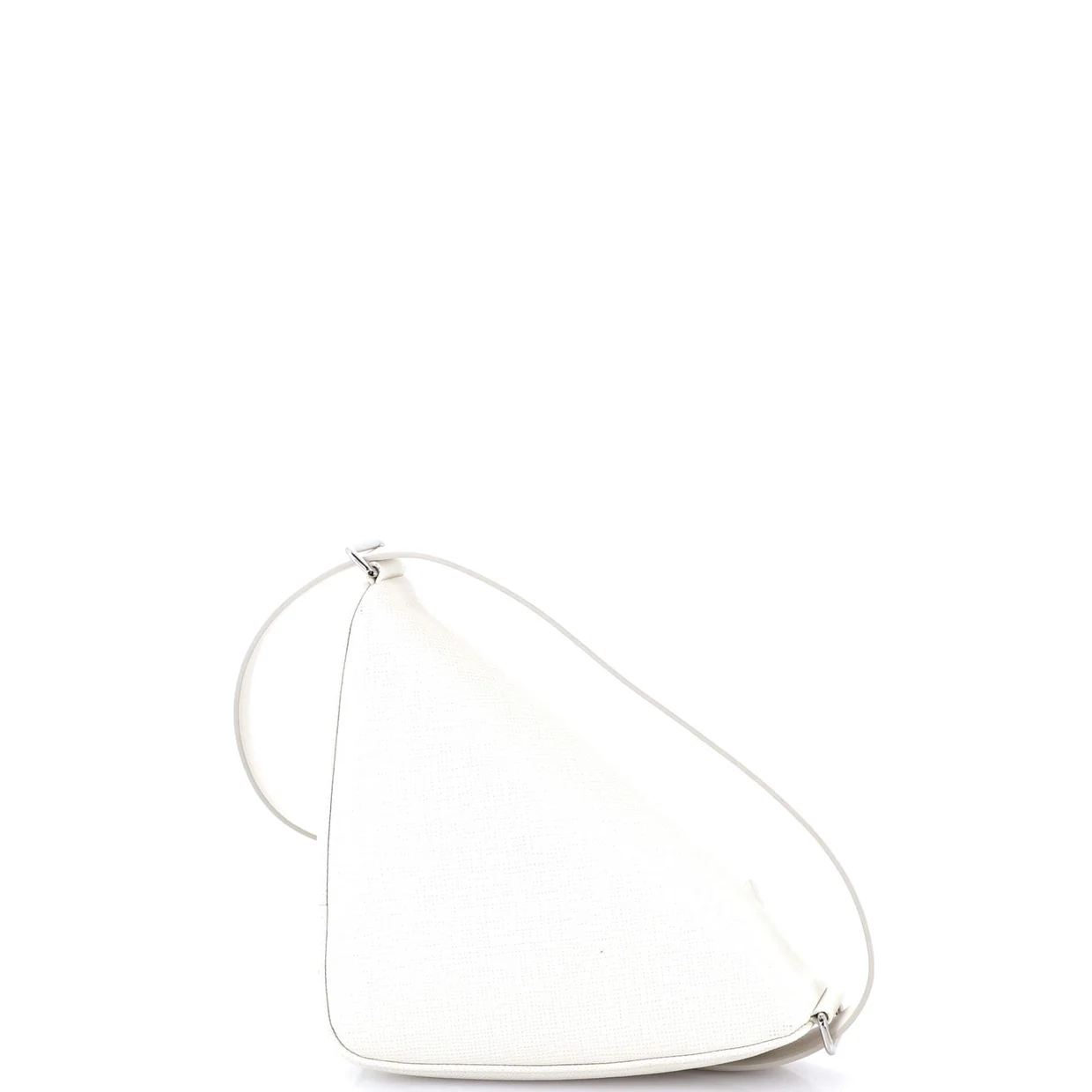 Triangle Logo Zip Around Shoulder Bag Saffiano Leather - Deep Luxury