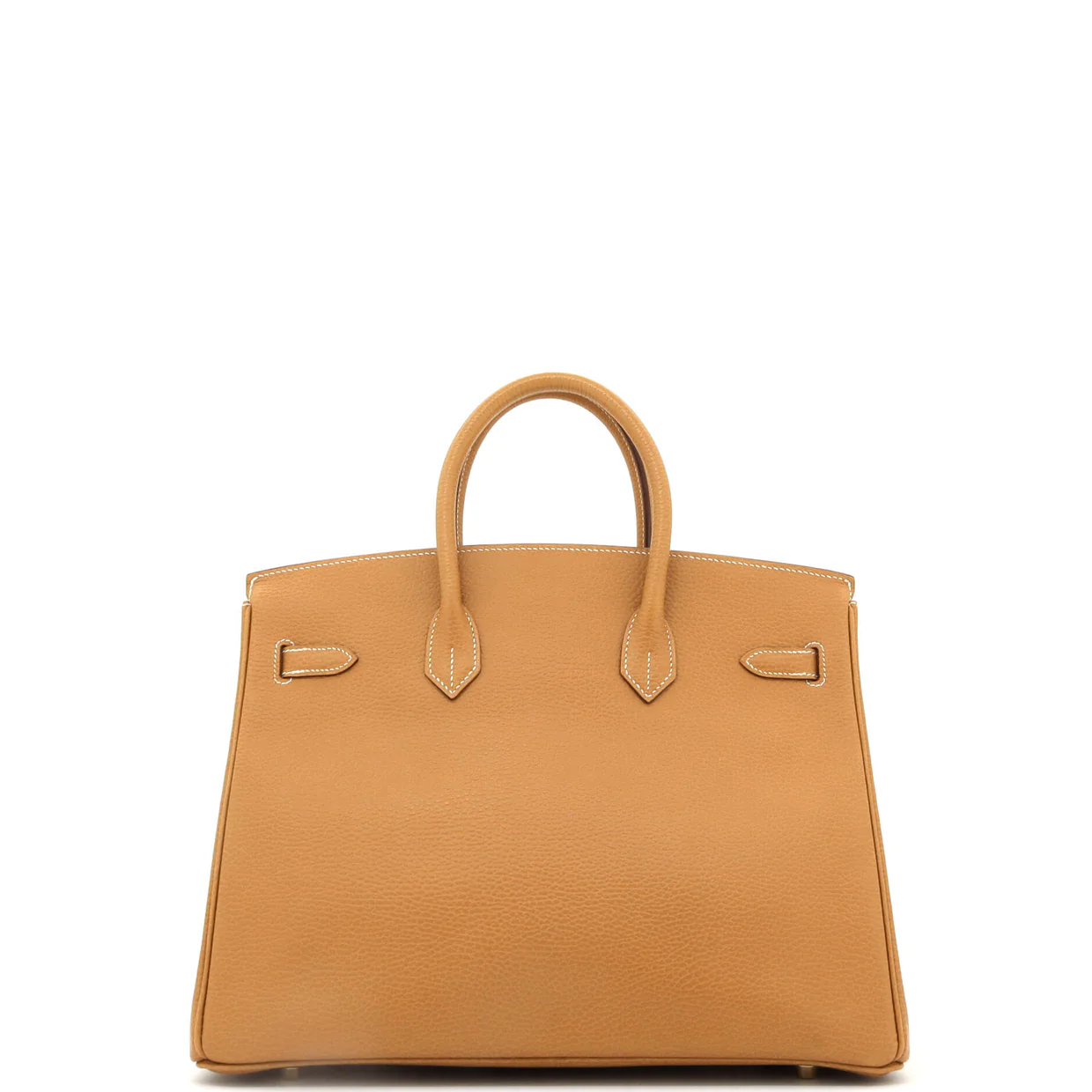 Birkin Handbag Natural Sable Ardennes with Gold Hardware 35 - Deep Luxury