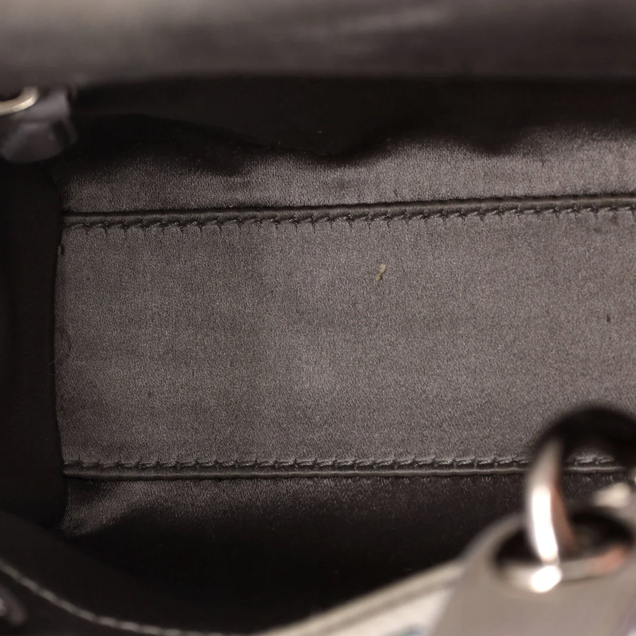 Lady Dior Bag Crystal Embellished Cannage Quilt Satin Mini - Deep Luxury