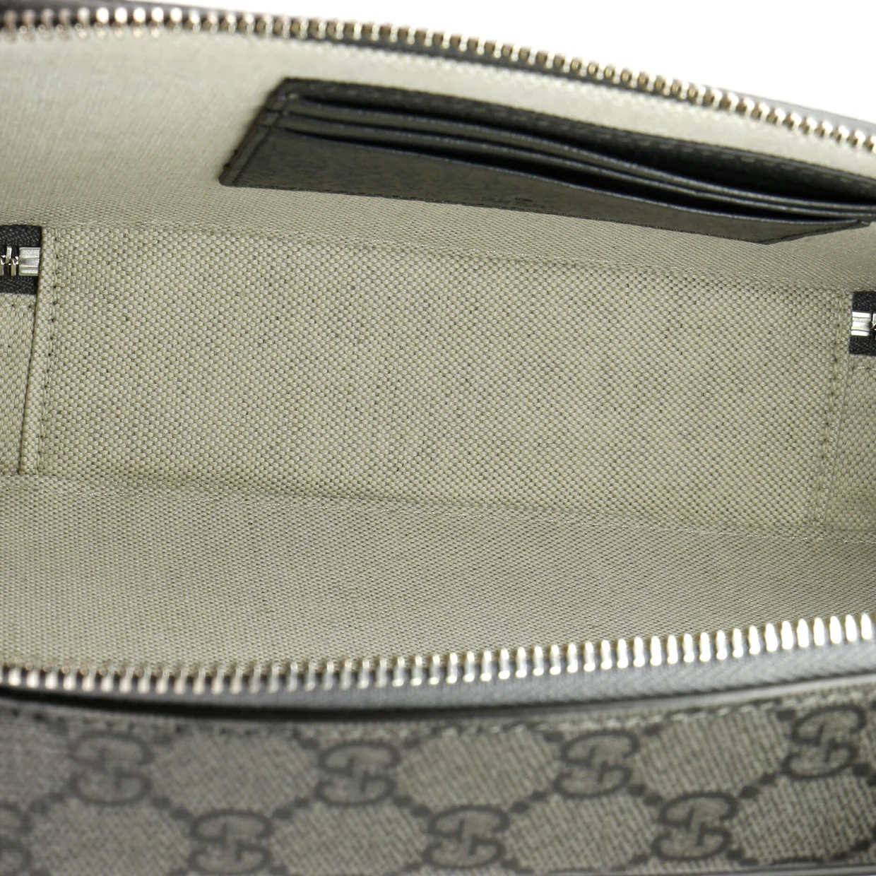 Ophidia Zip Around Camera Crossbody Bag GG Coated Canvas Small - Deep Luxury