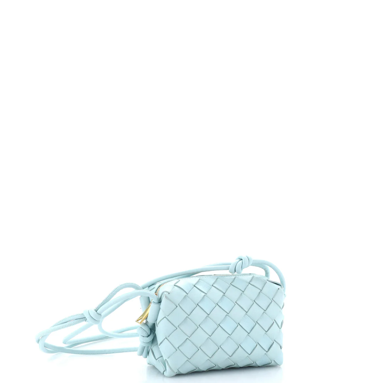 Loop Crossbody Bag Intrecciato Nappa Mini - Deep Luxury