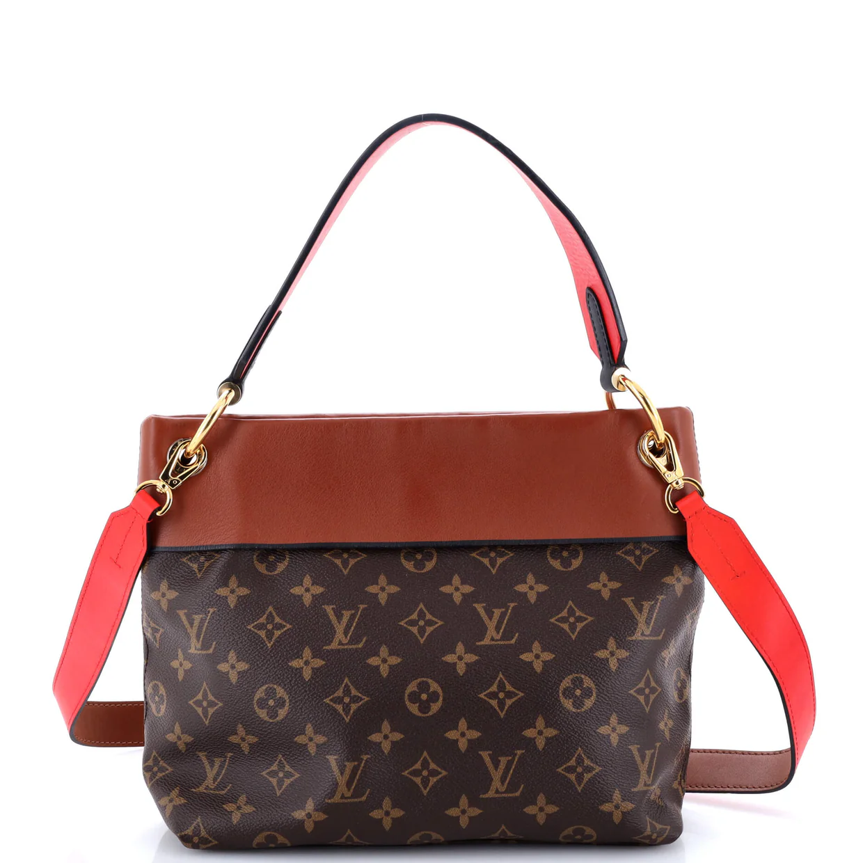 Tuileries Besace Bag Monogram Canvas with Leather - Deep Luxury
