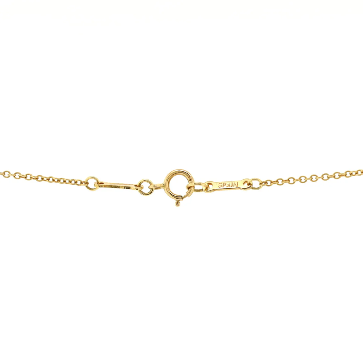 Elsa Peretti Open Heart Pendant Necklace 18K Yellow Gold 16mm - Deep Luxury