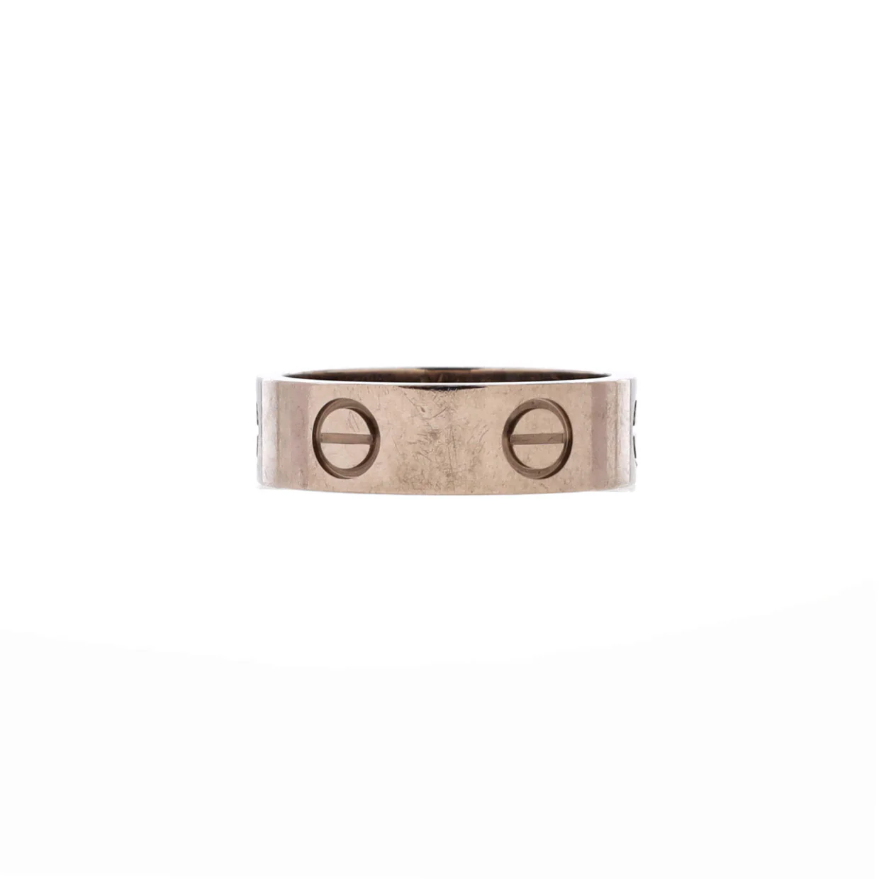 Love Band Ring 18K White Gold - Deep Luxury