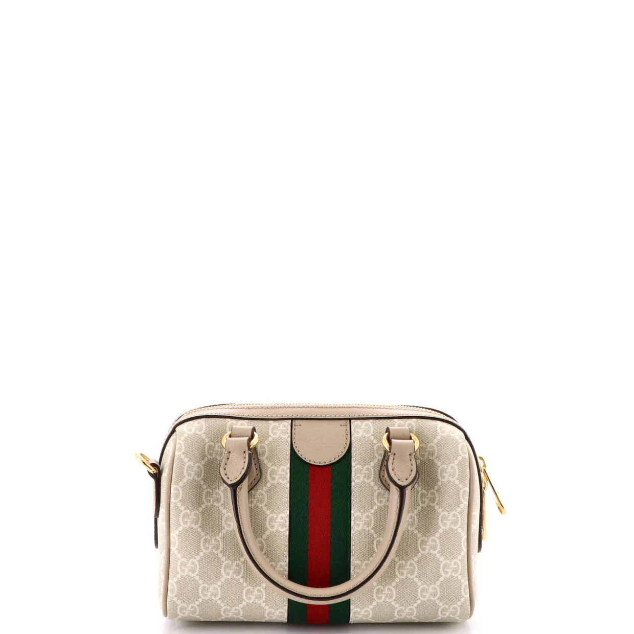 Ophidia Convertible Boston Bag GG Coated Canvas Mini - Deep Luxury