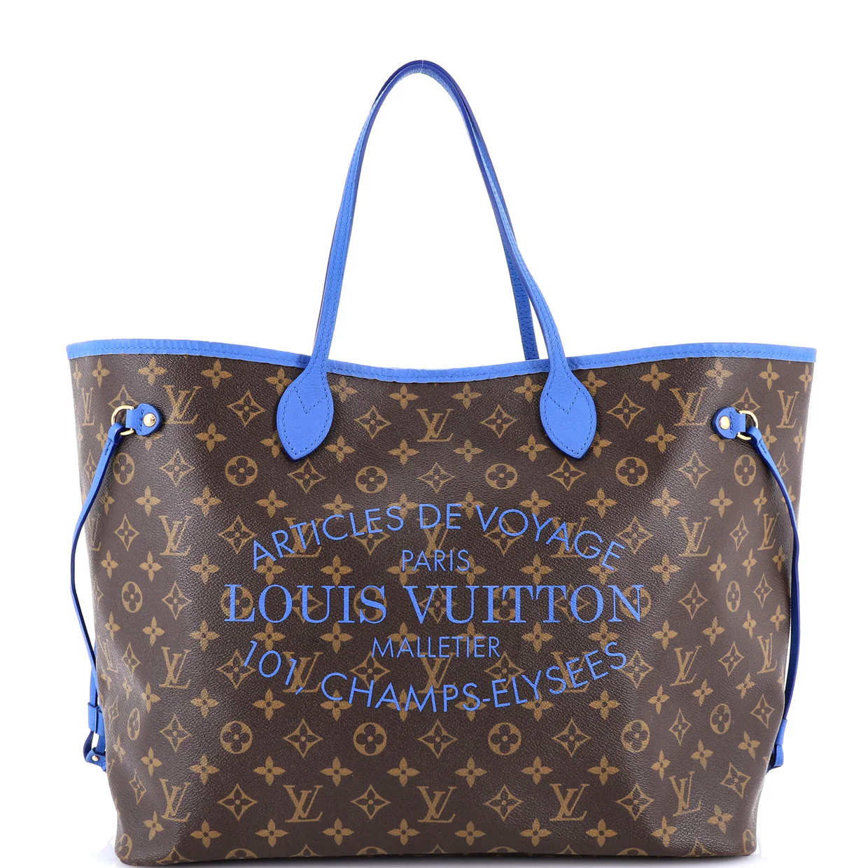 Neverfull Tote Limited Edition Ikat Monogram Canvas with Leather GM - Deep Luxury