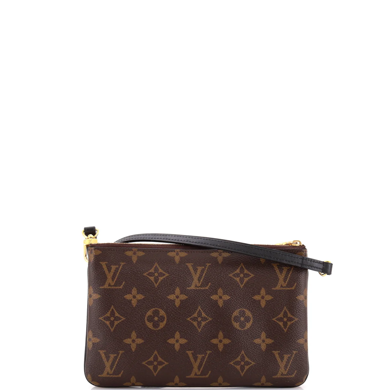 Double Zip Pochette Reverse Monogram Giant - Deep Luxury