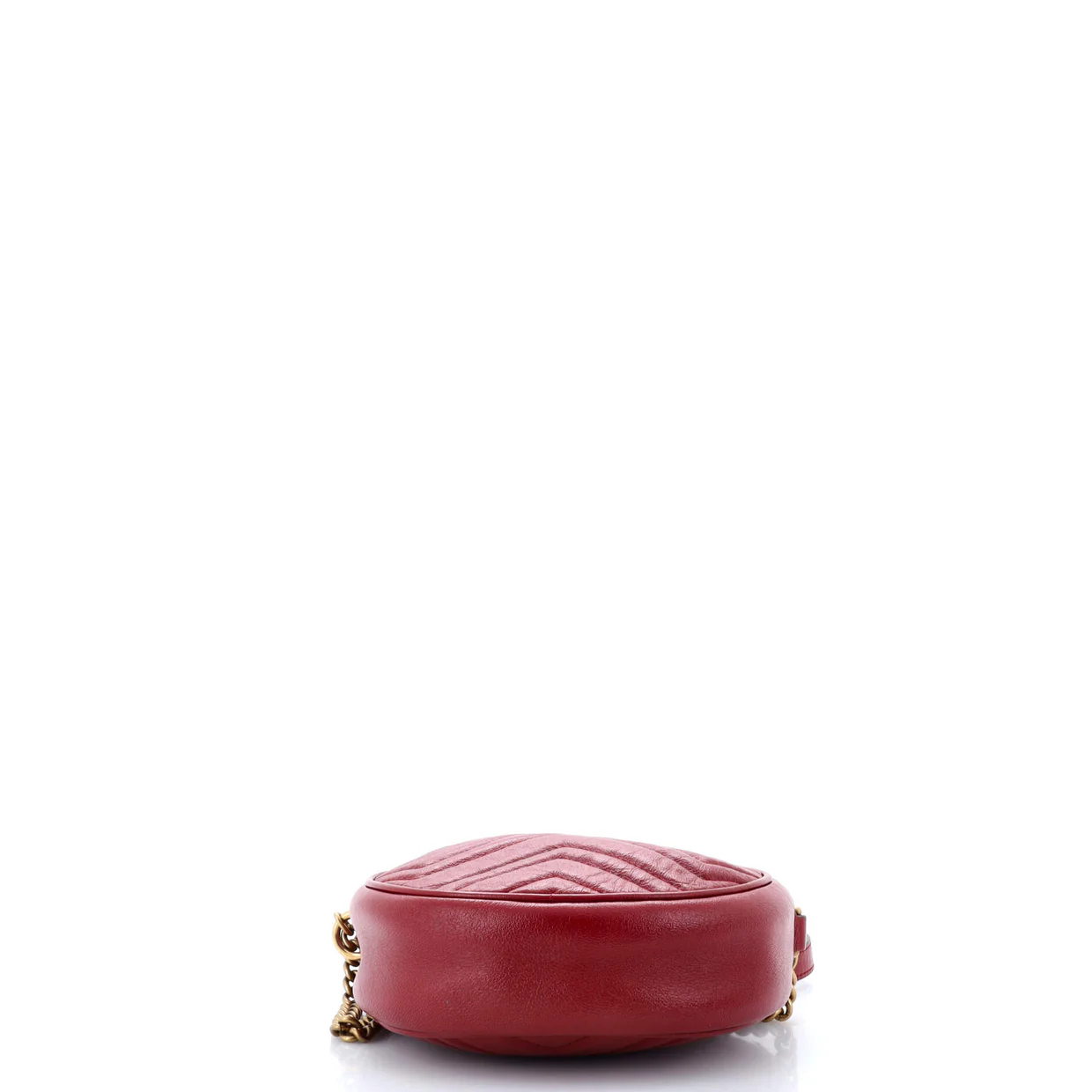 GG Marmont Round Shoulder Bag Matelasse Leather Mini - Deep Luxury