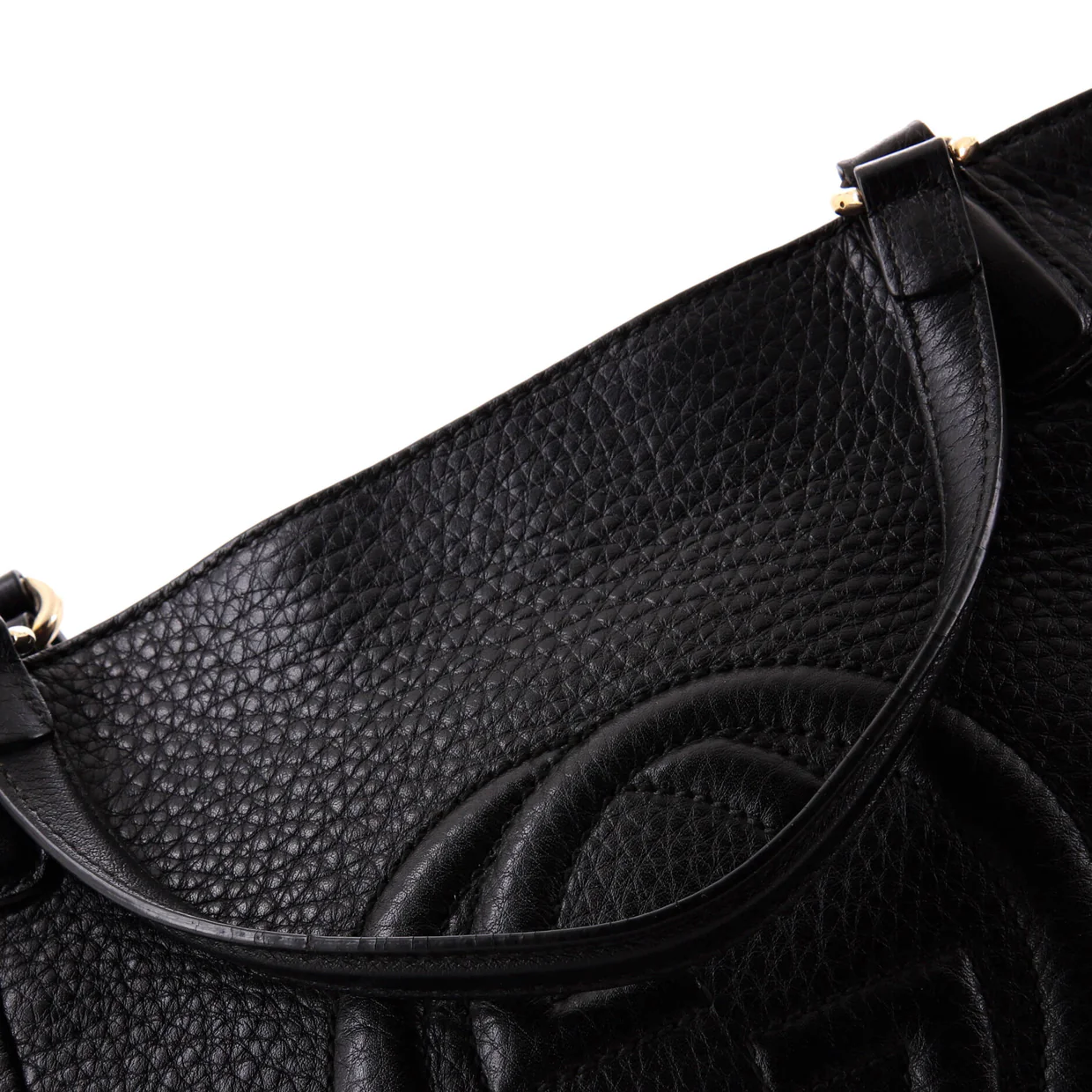 Soho Convertible Top Handle Bag Leather Small - Deep Luxury
