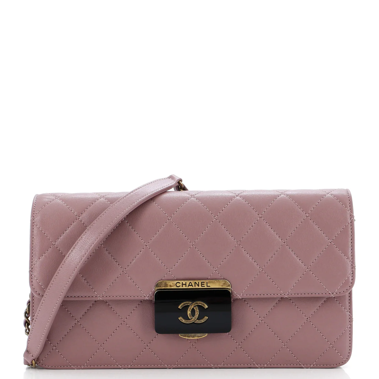 Beauty Lock Flap Bag Quilted Sheepskin Medium - Deep Luxury