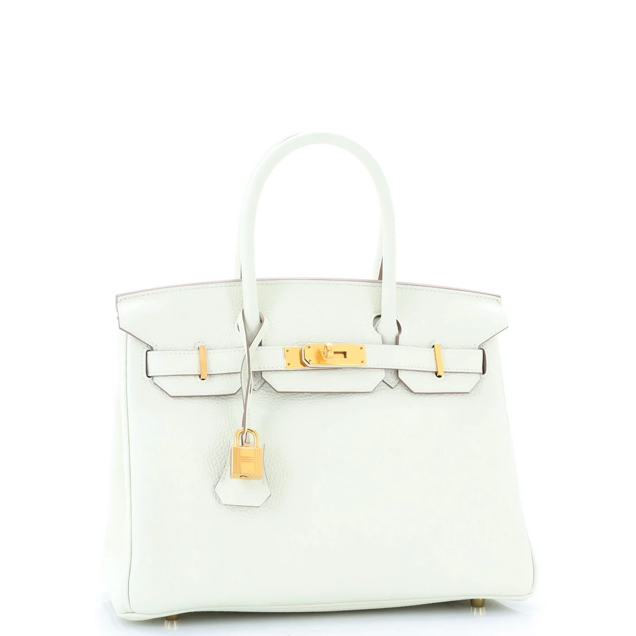 Birkin Handbag Light Togo with Gold Hardware 30 - Deep Luxury