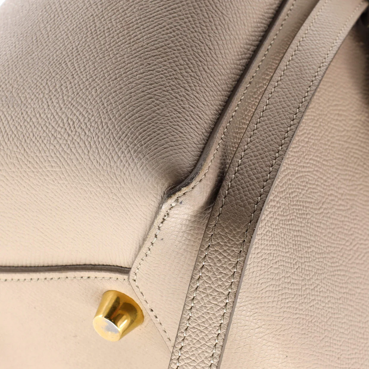 Belt Bag Textured Leather Mini - Deep Luxury