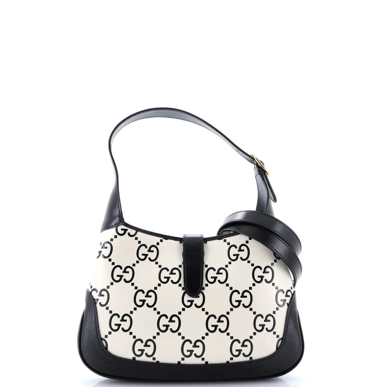 Jackie 1961 Hobo GG Embossed Leather Small - Deep Luxury