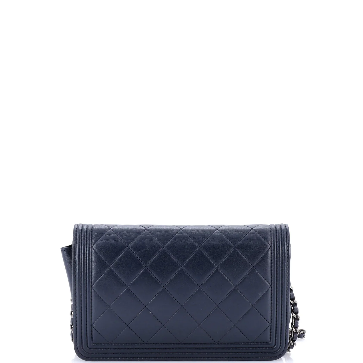 Boy Wallet on Chain Quilted Lambskin - Deep Luxury