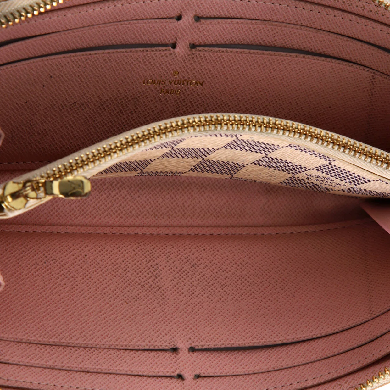Clemence Wallet Damier - Deep Luxury