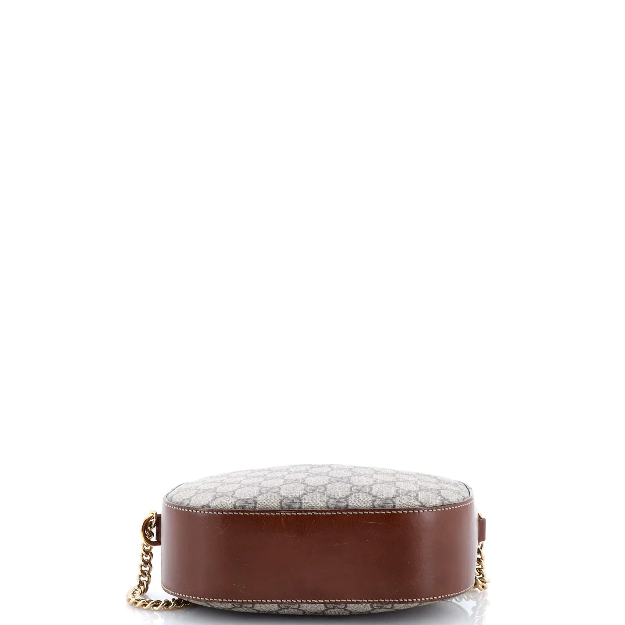 Chain Crossbody Bag GG Coated Canvas and Leather Mini - Deep Luxury