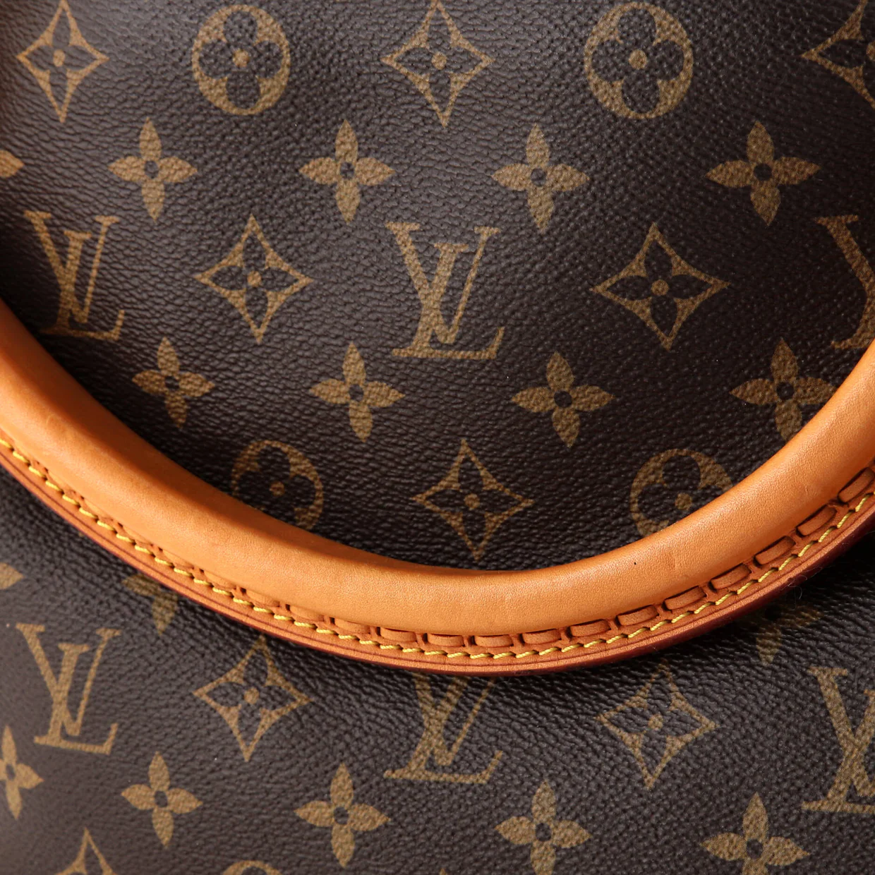 Gaia Handbag Monogram Canvas - Deep Luxury