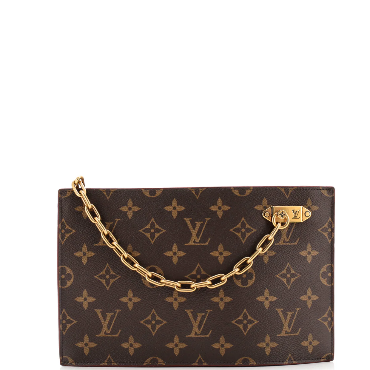 Legacy Chain Clutch Monogram Canvas - Deep Luxury