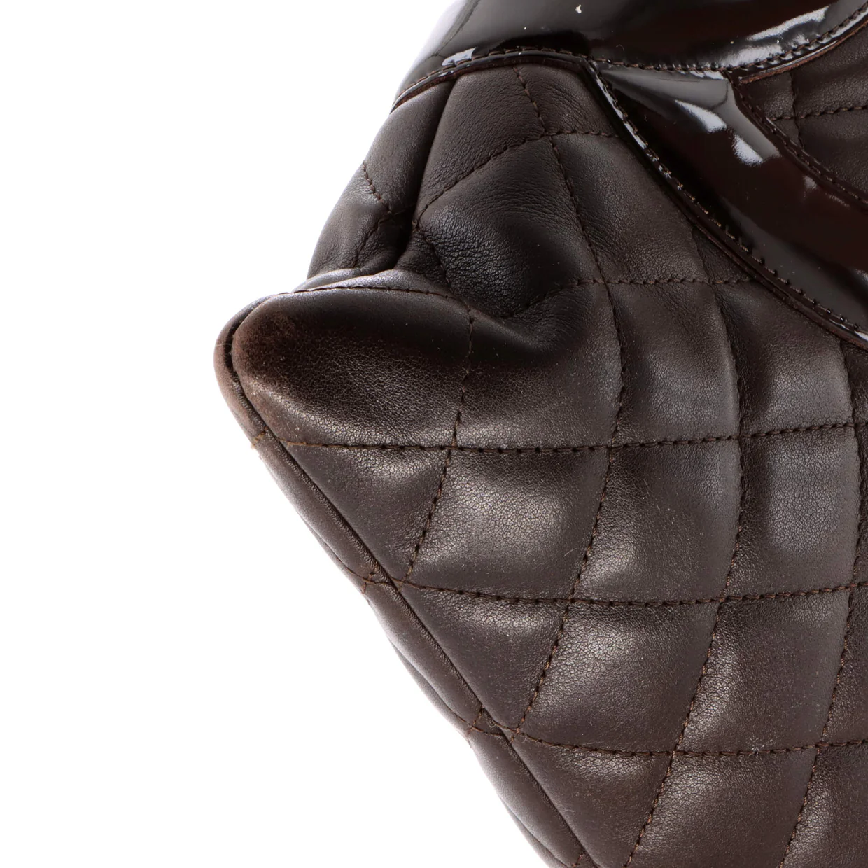 Cambon Flat Tote Quilted Leather - Deep Luxury