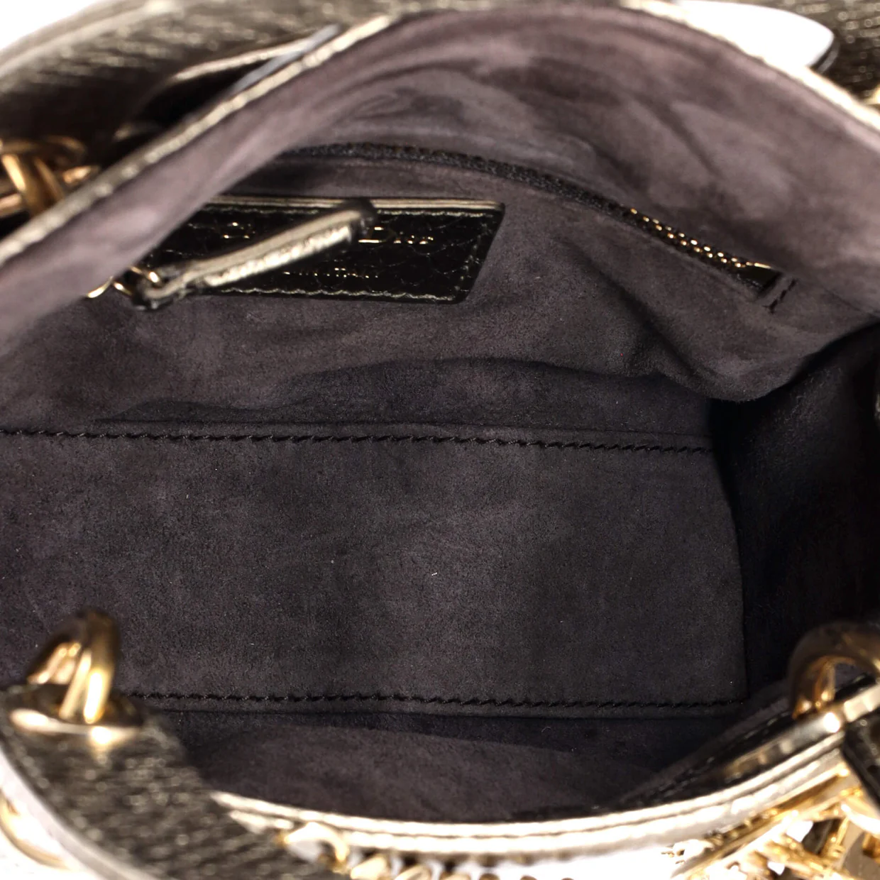 Lady Dior Chain Bag Python Mini - Deep Luxury