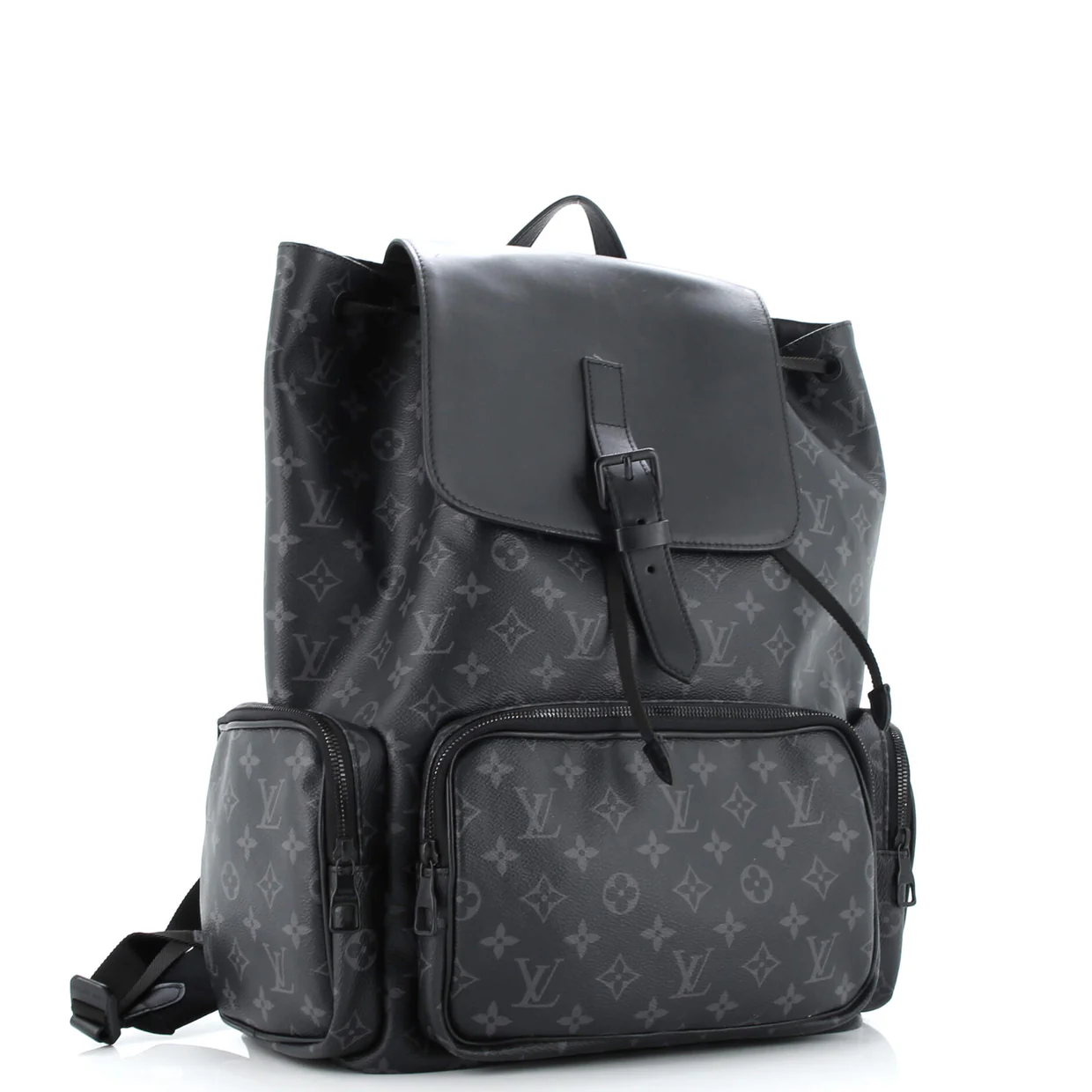 Trio Backpack Monogram Eclipse Canvas - Deep Luxury