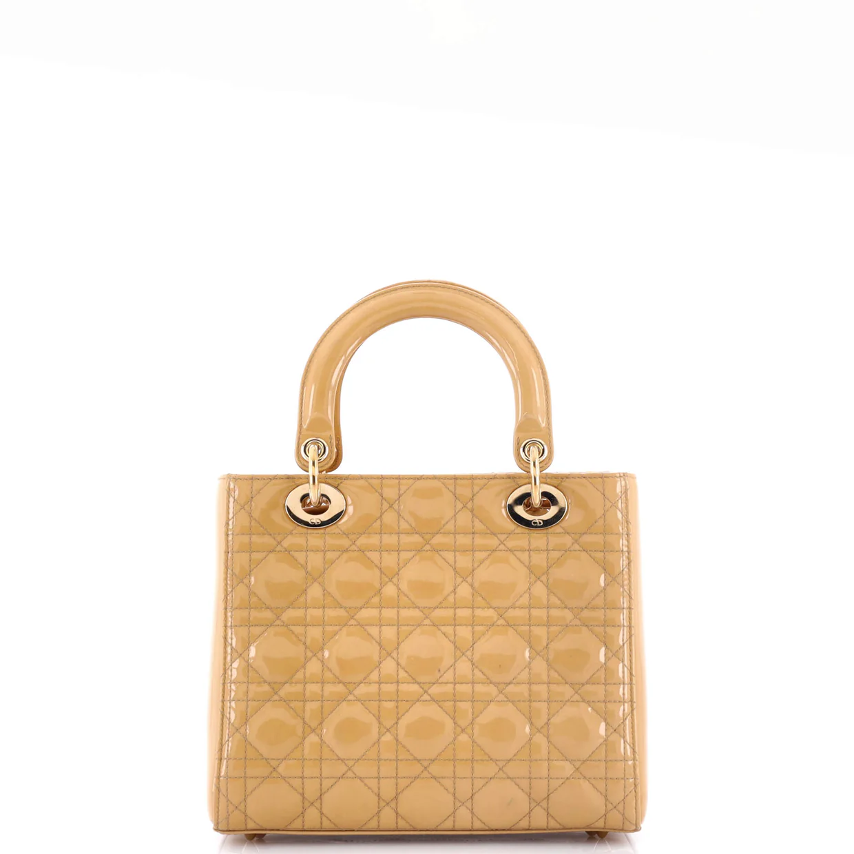Lady Dior Bag Cannage Quilt Patent Medium - Deep Luxury