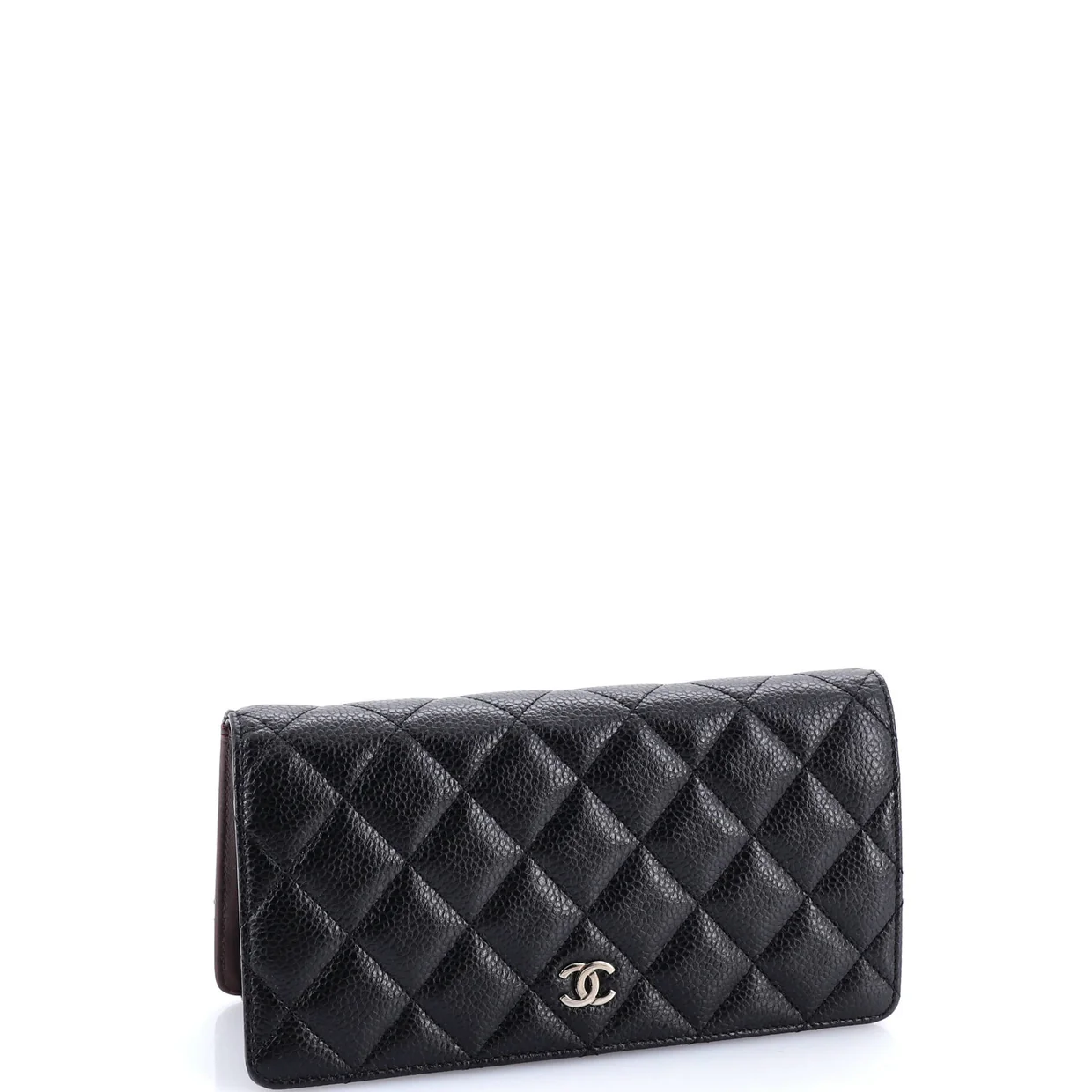 L-Yen Wallet Quilted Caviar - Deep Luxury