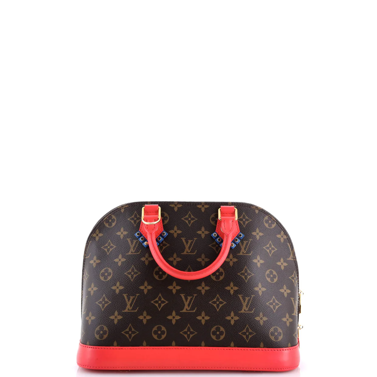 Alma Handbag Limited Edition Totem Monogram Canvas with Leather PM - Deep Luxury