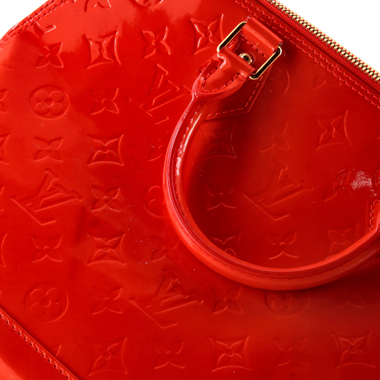 Alma Handbag Monogram Vernis PM - Deep Luxury