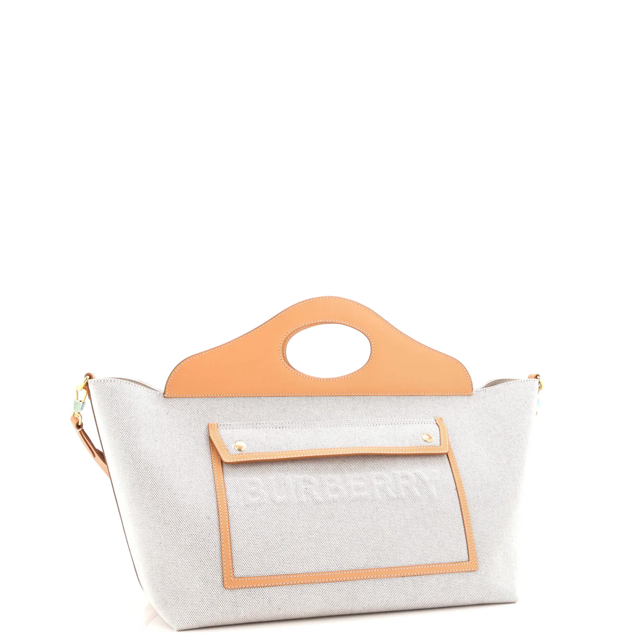 Soft Pocket Tote Canvas with Leather Medium - Deep Luxury