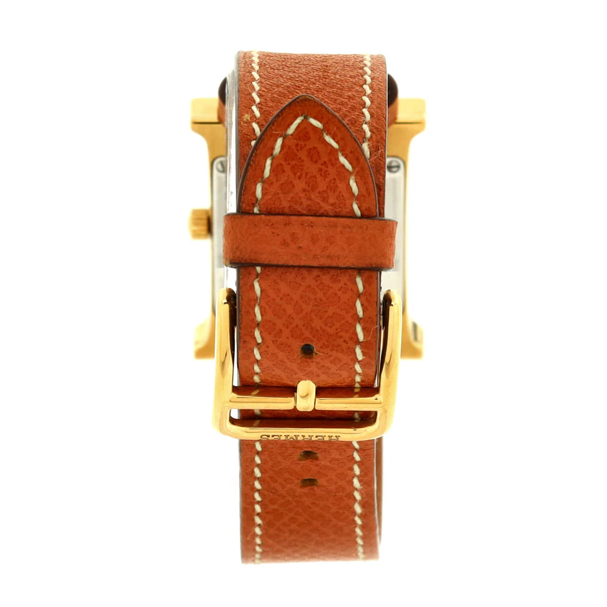 Heure H Quartz Watch Plated Metal and Leather 21 - Deep Luxury