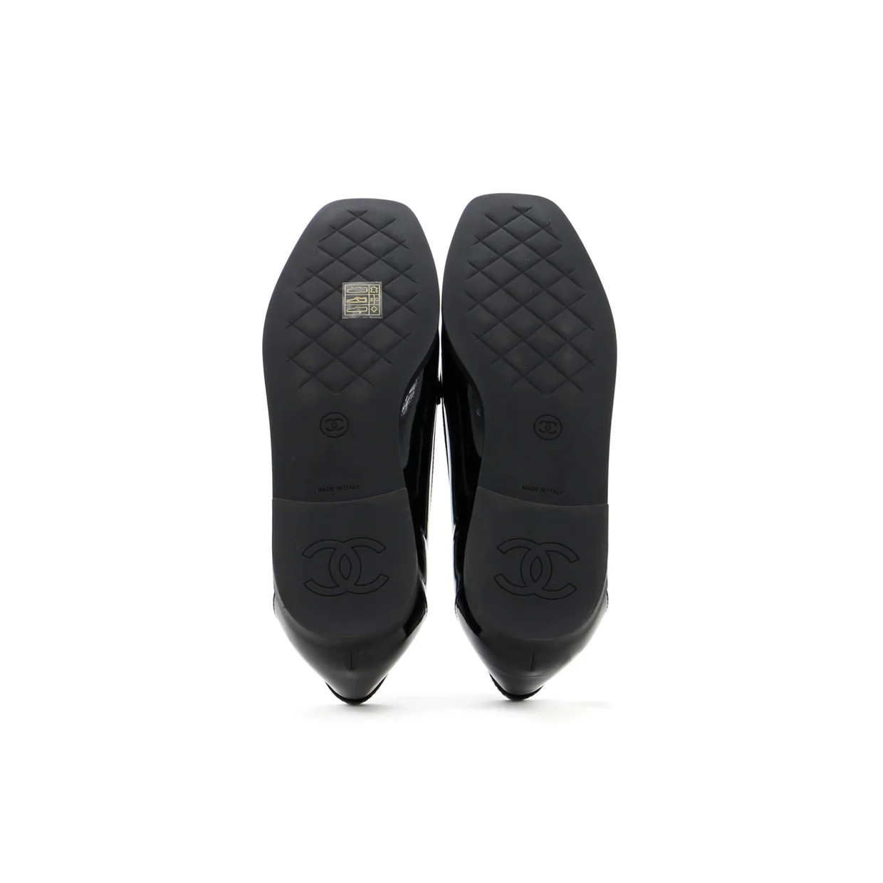 Women's CC Loafers Stitched Patent - Deep Luxury