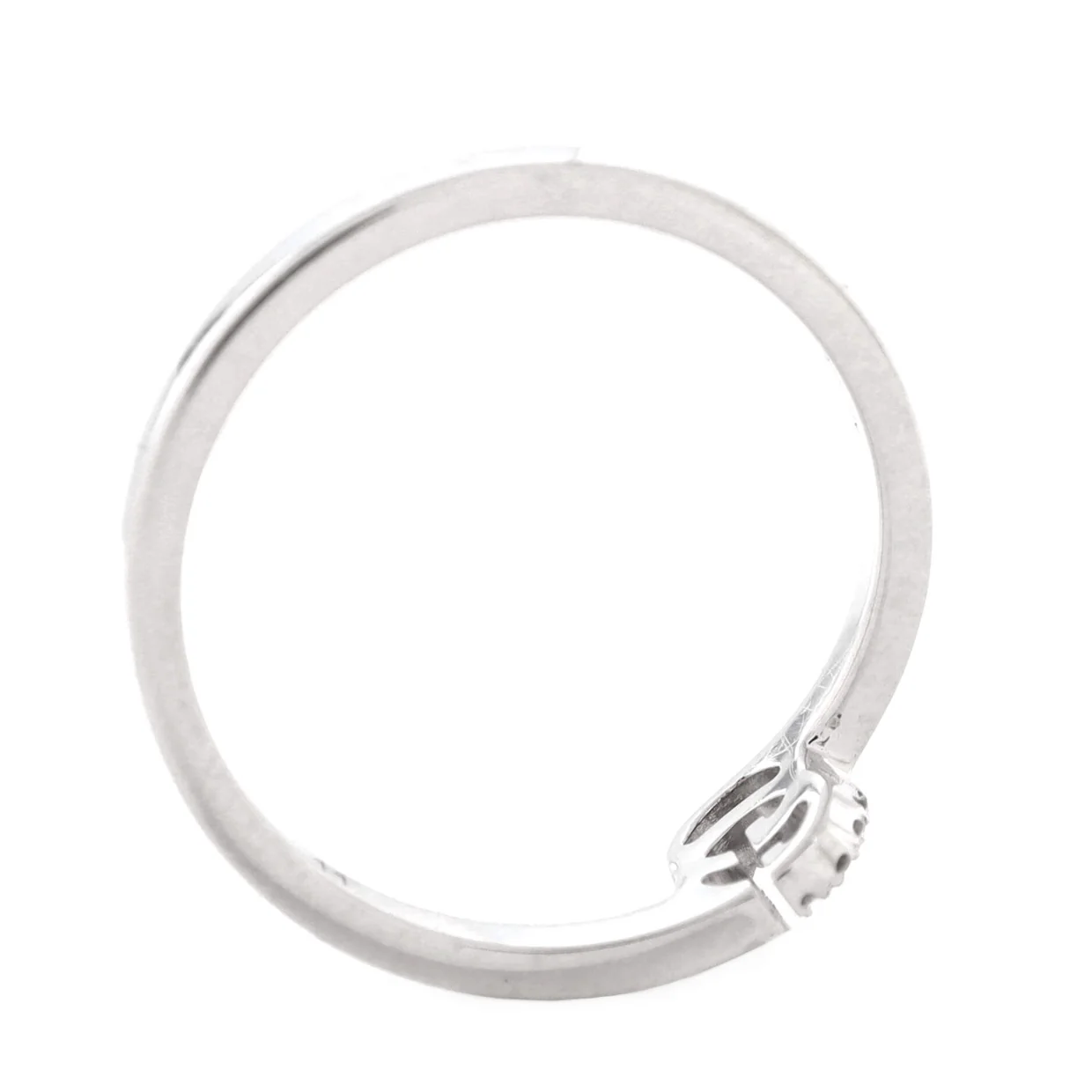 GG Running Ring 18K White Gold with Diamonds 7mm - Deep Luxury
