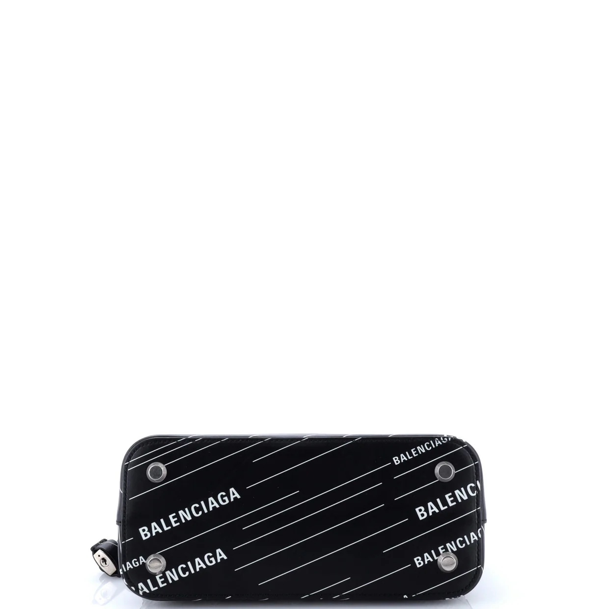 Logo Ville Bag Printed Leather Small - Deep Luxury