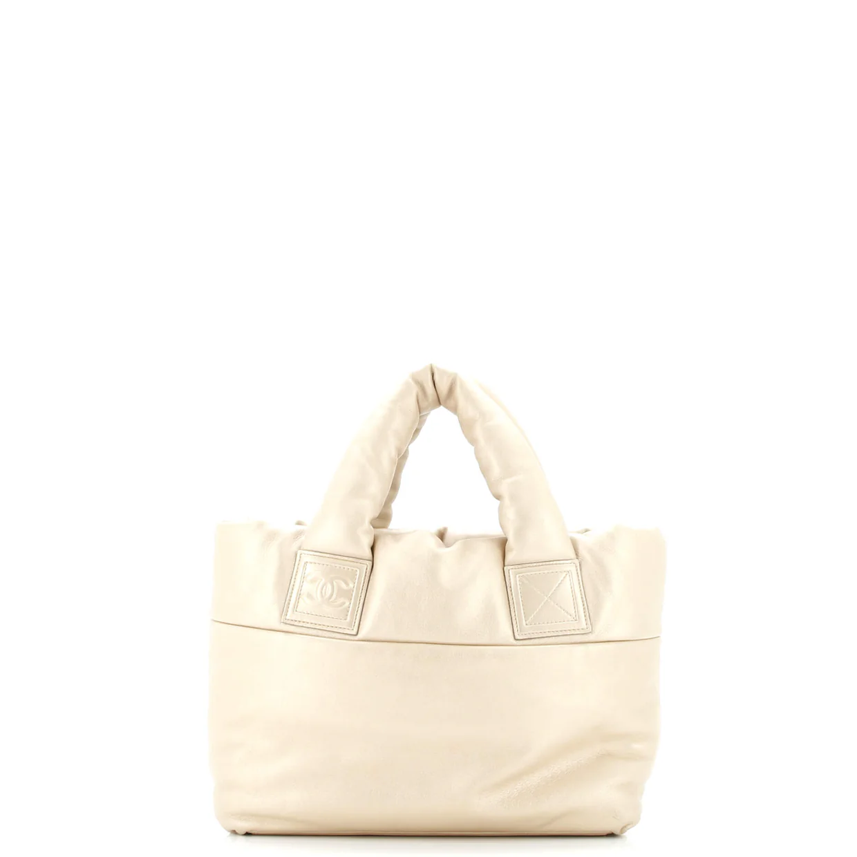 Coco Cocoon Reversible Tote Quilted Lambskin Small - Deep Luxury