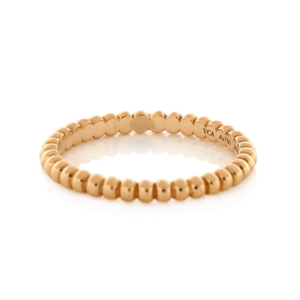 Perlee Ring 18K Rose Gold Small - Deep Luxury