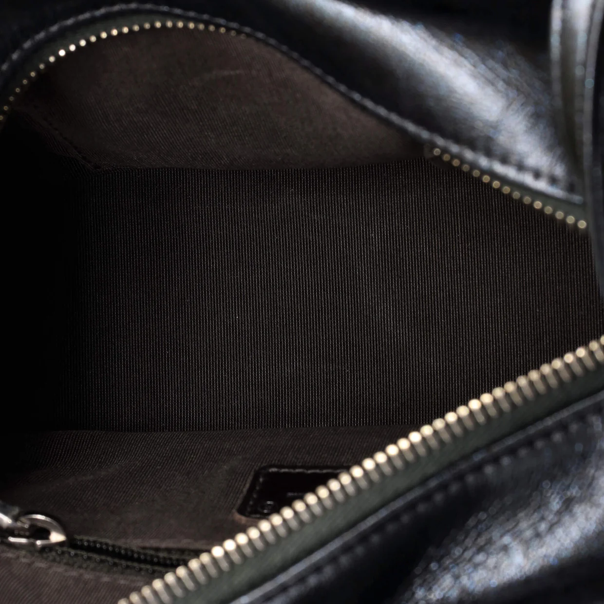 Gabrielle Hobo Chevron Metallic Aged Calfskin Small - Deep Luxury