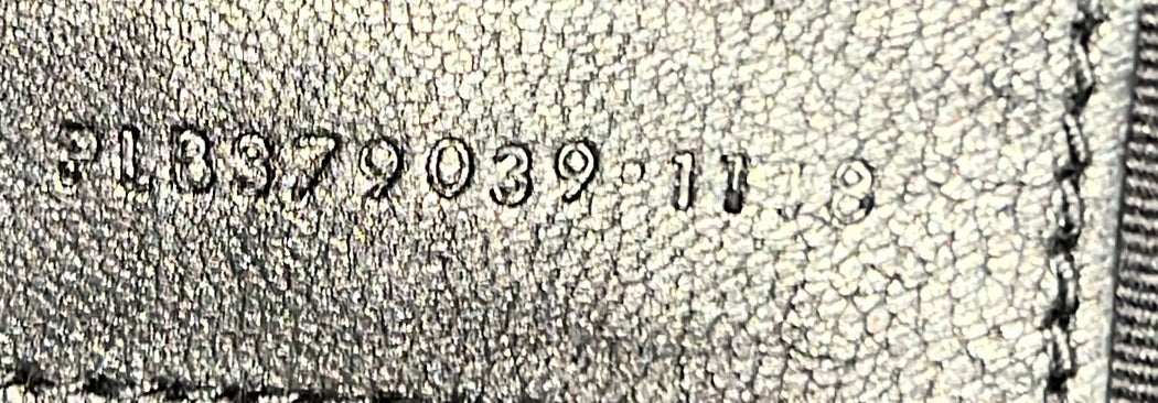 Classic Monogram Wristlet Pouch Matelasse Chevron Leather Small - Deep Luxury