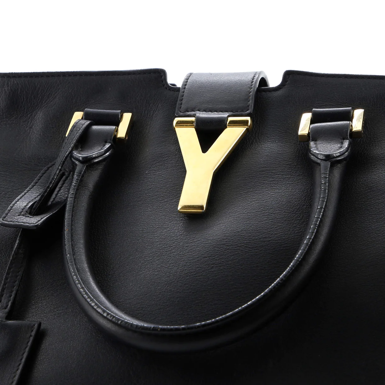 Classic Y Cabas Leather Small - Deep Luxury