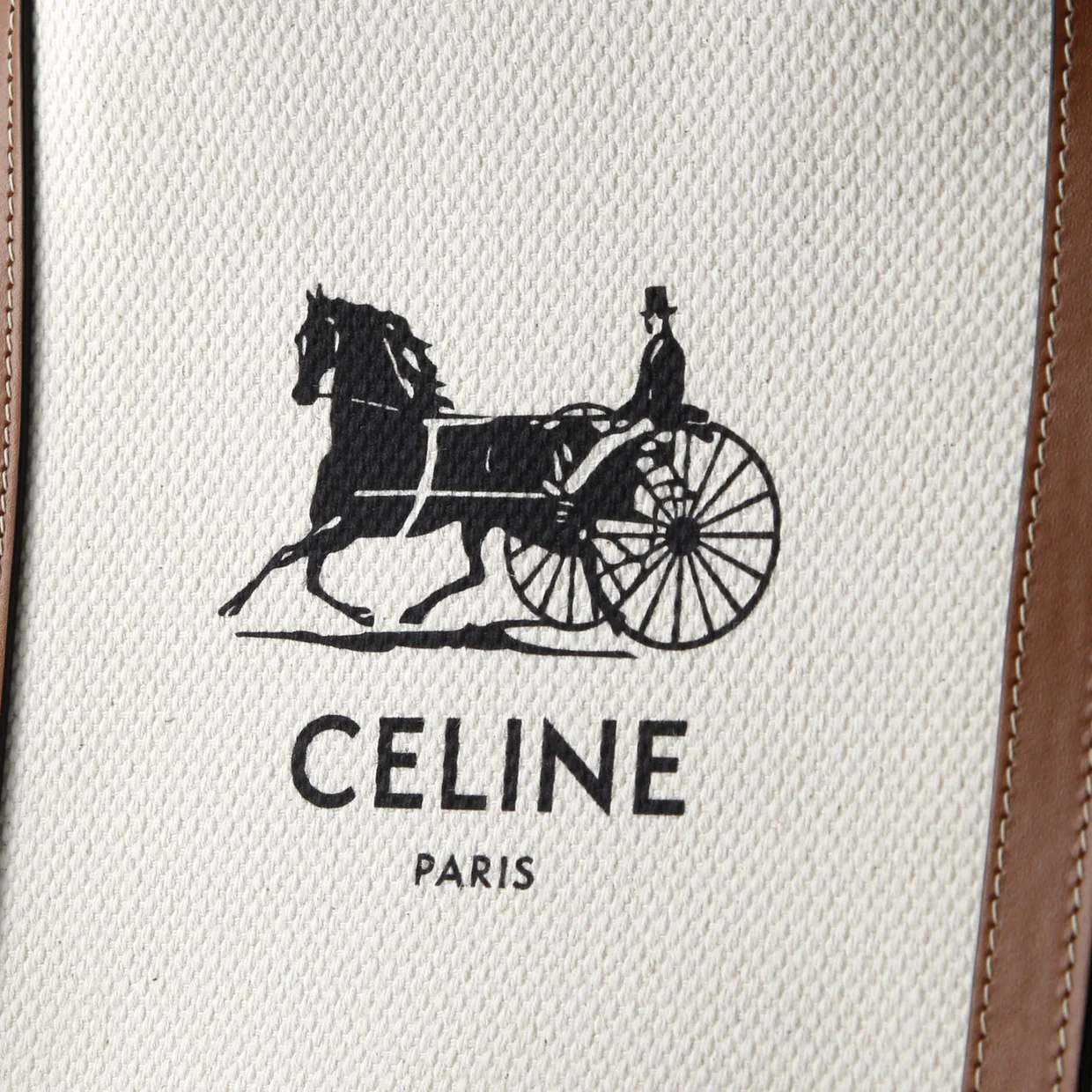 Sulky Vertical Cabas Tote Canvas with Leather Mini - Deep Luxury