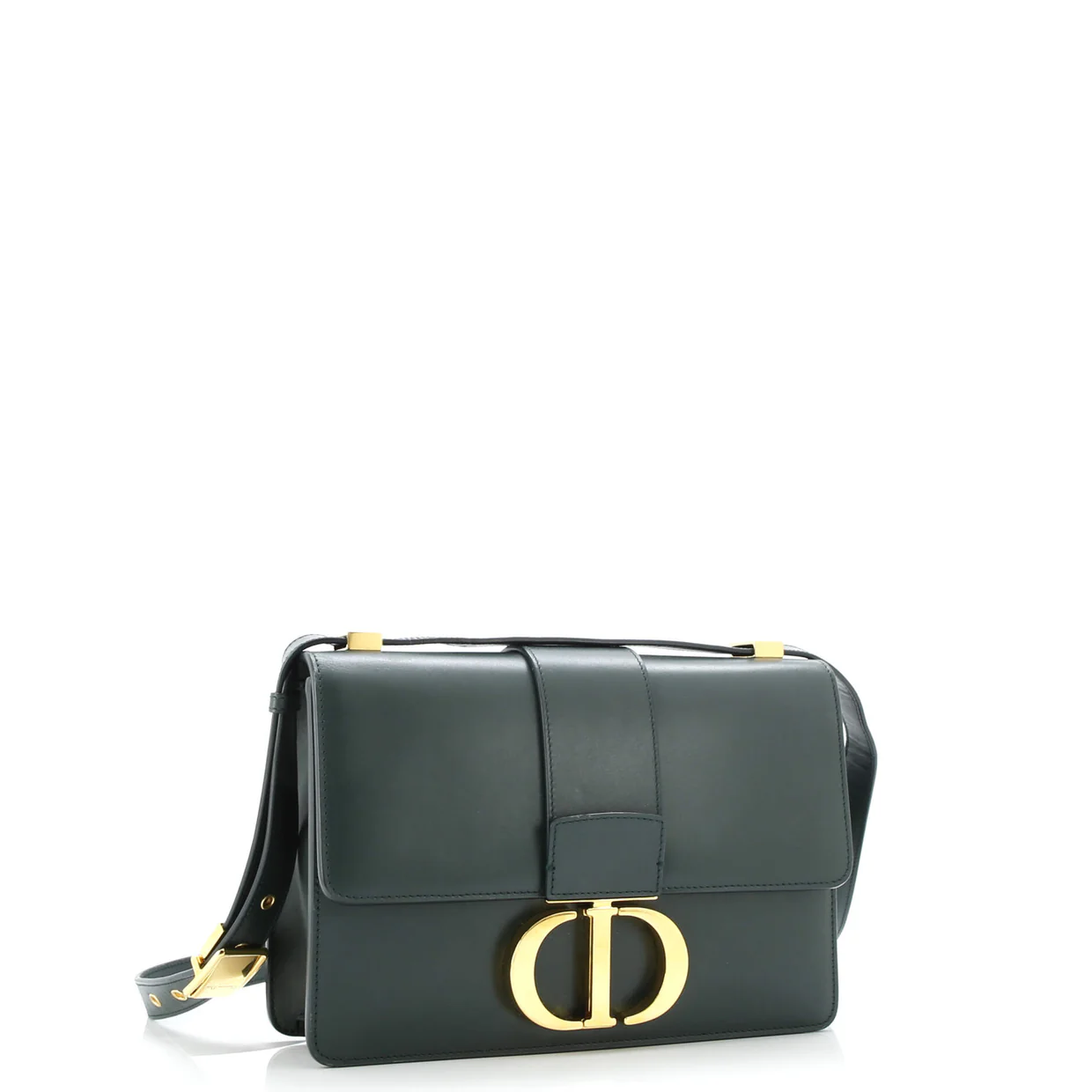 30 Montaigne Flap Bag Leather - Deep Luxury