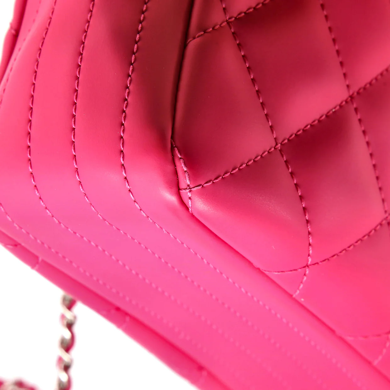 Coco Rain Flap Bag Quilted Rubberized Lambskin Medium - Deep Luxury