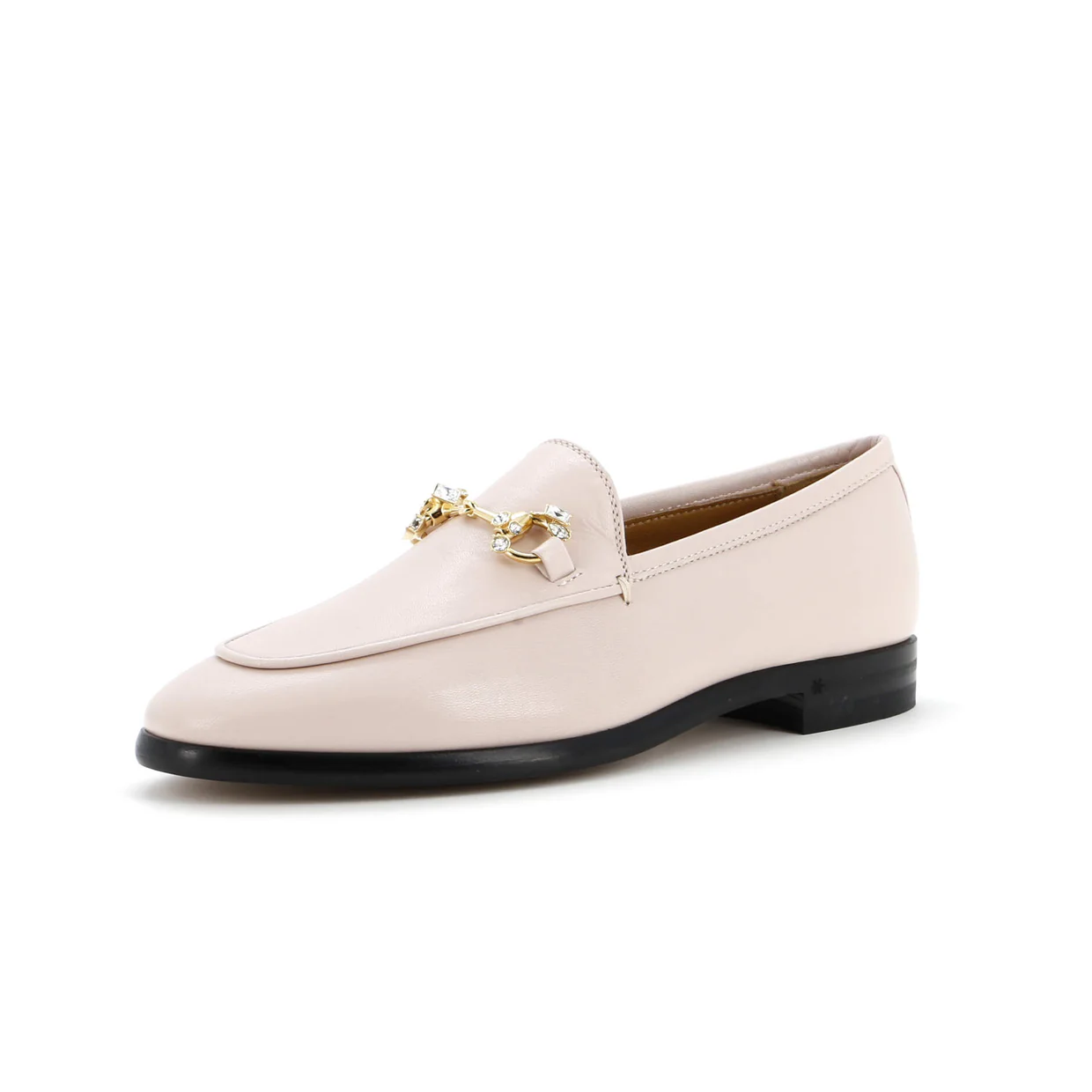 Women's Jordaan Loafers Leather with Crystals - Deep Luxury