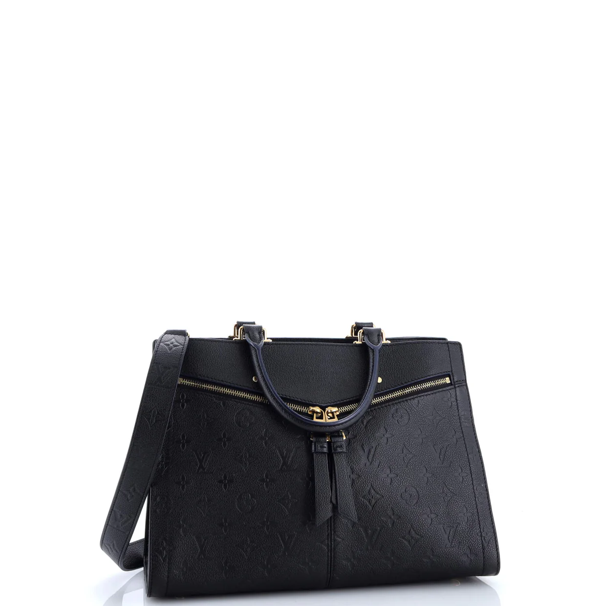 Sully Tote Monogram Empreinte Leather MM - Deep Luxury