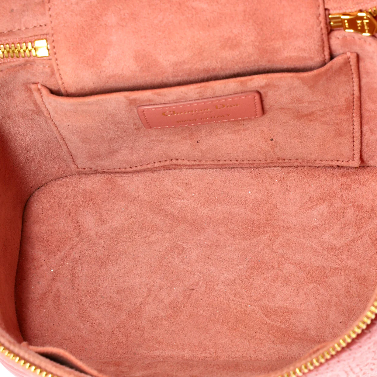 DiorTravel Convertible Vanity Case Cannage Quilt Lambskin Small - Deep Luxury