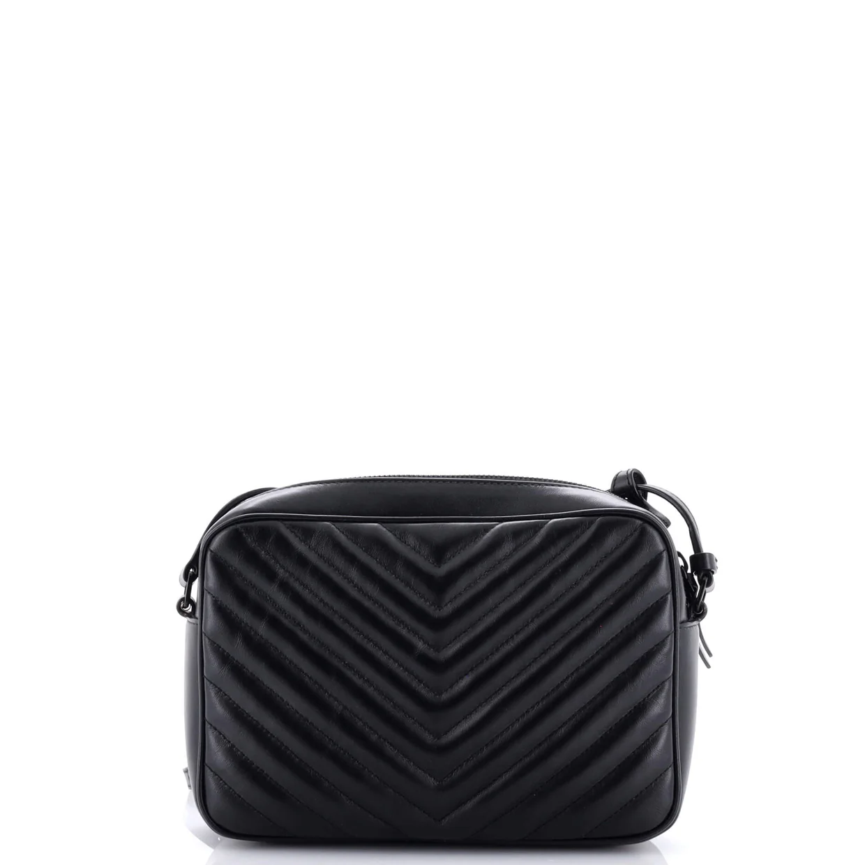 Lou Camera Bag Matelasse Chevron Leather Small - Deep Luxury