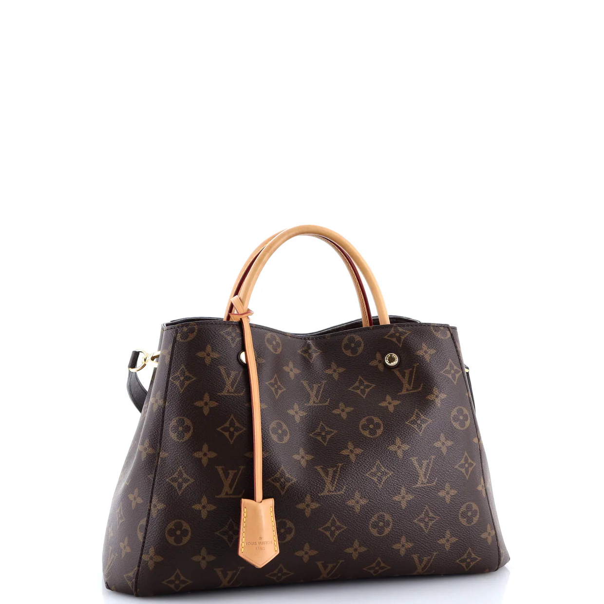 Montaigne Handbag Monogram Canvas MM - Deep Luxury