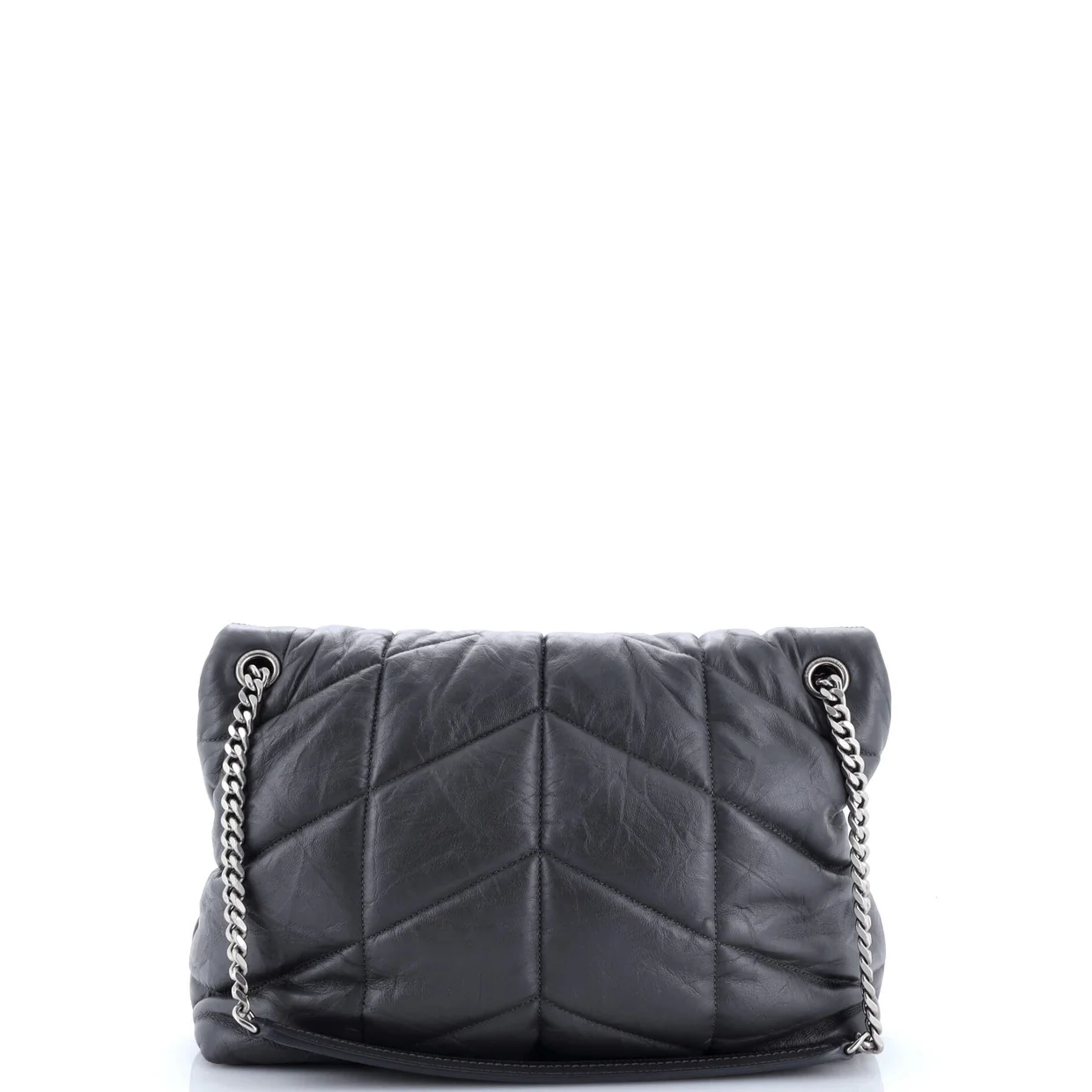 Loulou Puffer Shoulder Bag Quilted Leather Medium - Deep Luxury