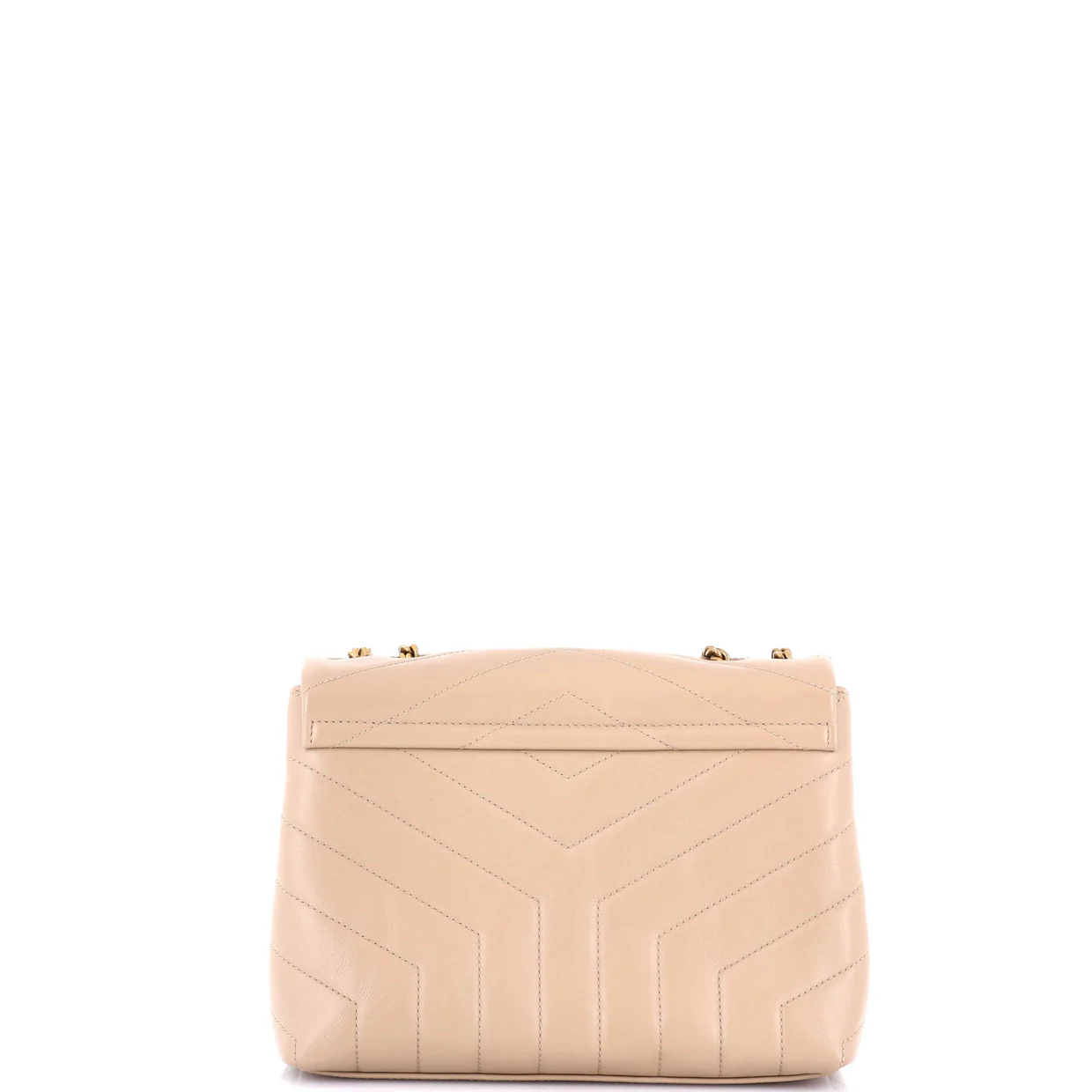 Loulou Shoulder Bag Matelasse Chevron Leather Small - Deep Luxury